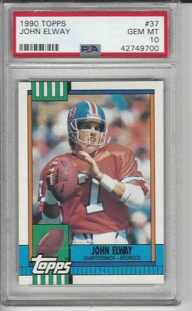 Auction Prices Realized Football Cards 1990 Topps John Elway