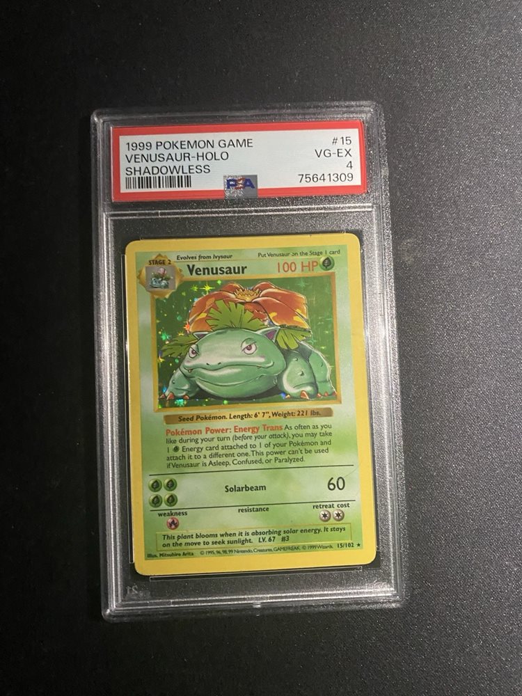 英語版初期　ポケモンカード　Venusaur shadowless holo 英語版初期 ポケモンカード Venusaur shadowless holo Venusaur