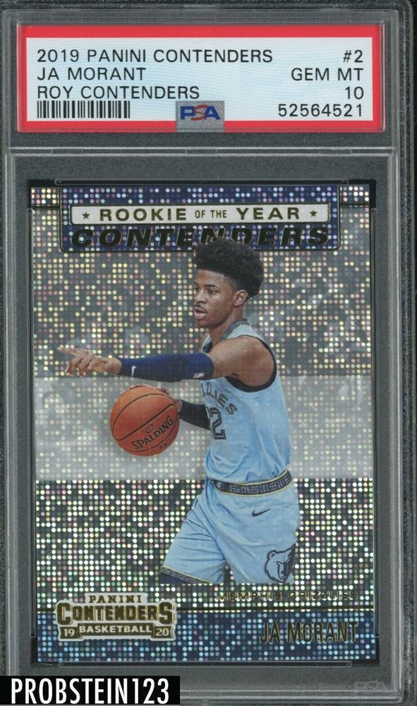 2019-20 PANINI INSTANT JA MORANT NBA ROY CARD SP RC #184 2020 NUMBERED /2437