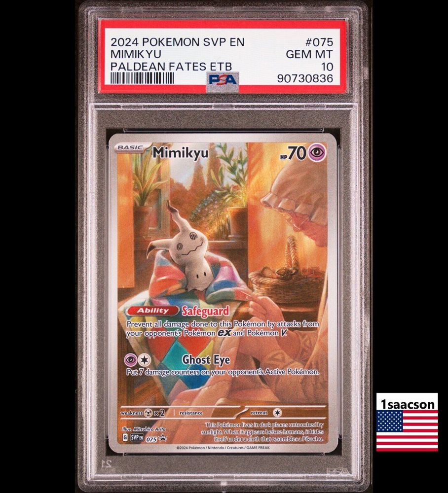gengar ex pokemon card Mimikyu SVP 075 Promo EN NM+