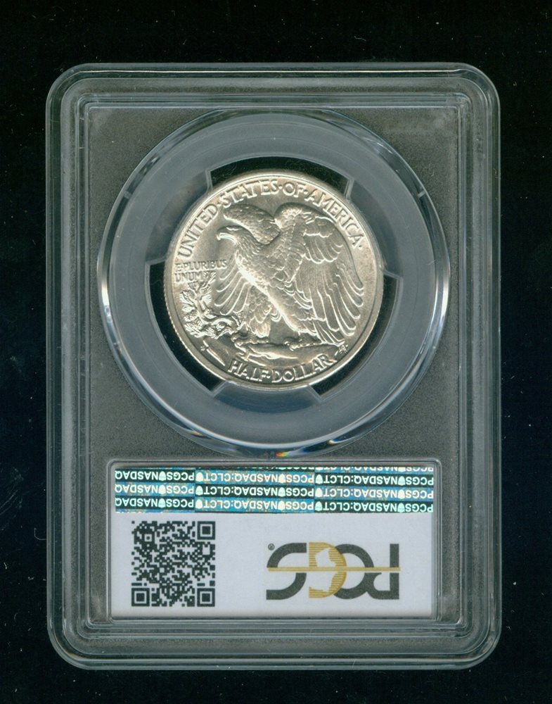 1941-S Walking Liberty Silver Half Dollar 50C PCGS MS 64, MS64