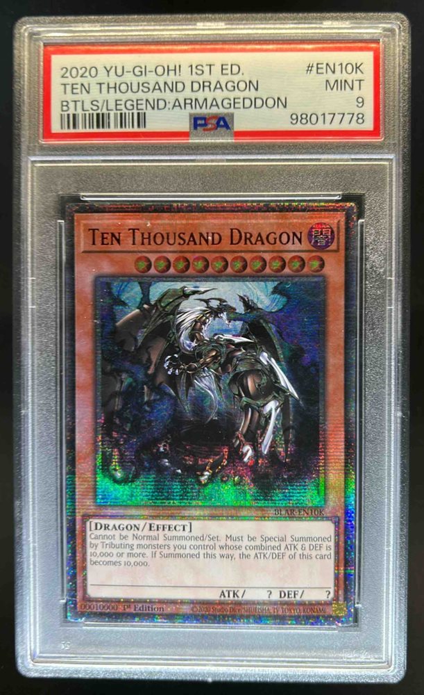 万物創世龍（Ten Thousand Dragon）psa9　北米　スターライト 遊戯王 万物創世龍 英語版 北米 TEN THOUSAND DRAGON スター