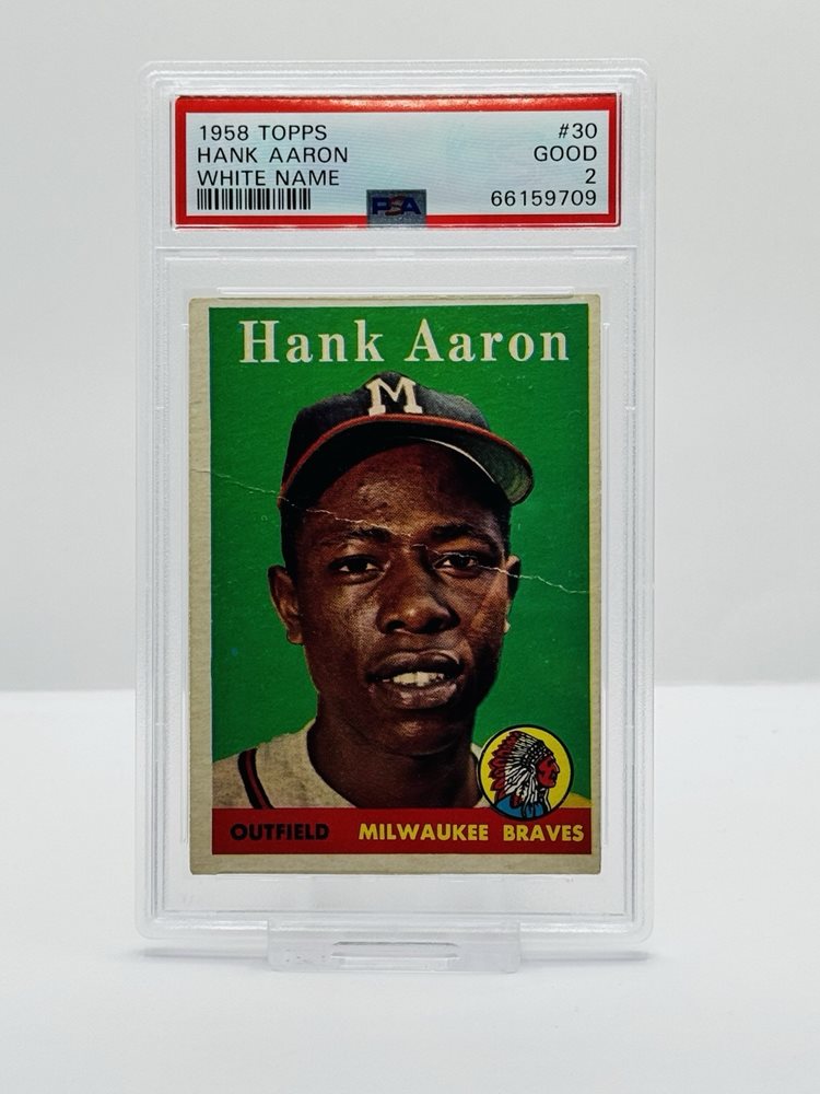 topps #30 Hank Aaron 野球カード Hank Aaron 1958 Topps #30 Base Price Guide - Sports Card