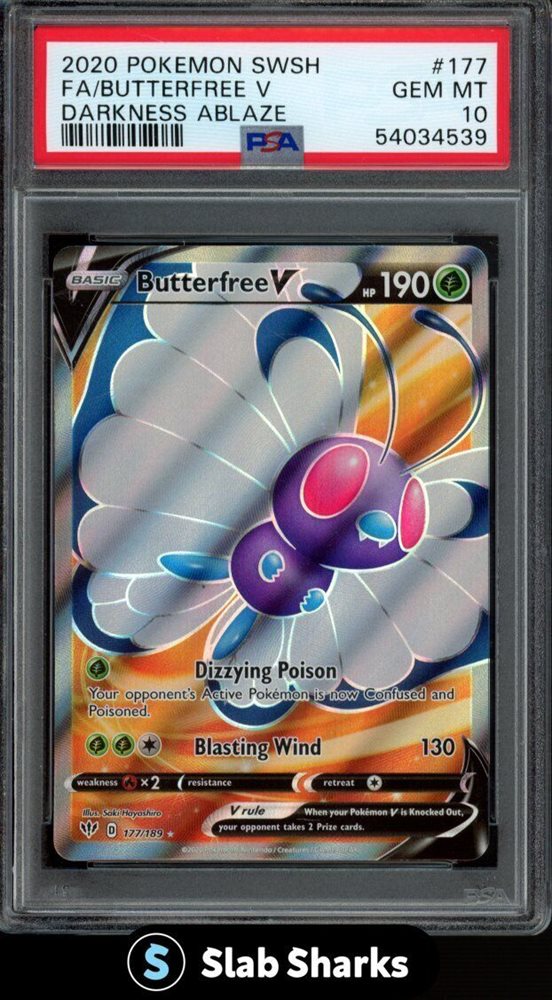 butterfree v pokemon card Butterfree V (Full Art) 177/189