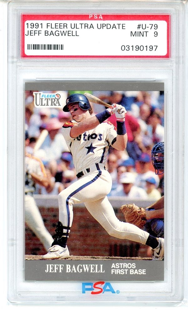 その他 1991 ULTRA UPDATE JEFF BAGWELL BGS GEM Auction Prices Realized Baseball Cards 1991 ULTRA UPDATE