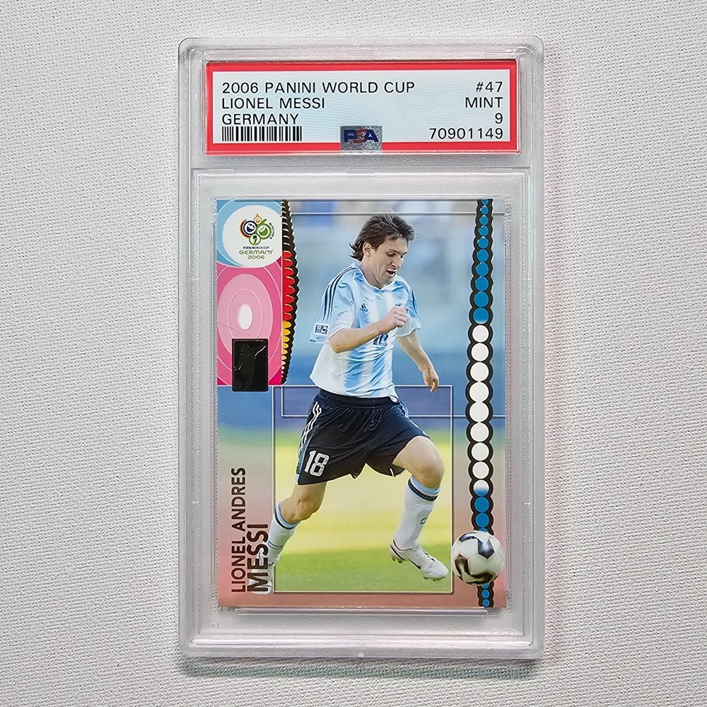 messi W杯 psa鑑定済カード panini 2006 他 2006 Panini FIFA World Cup Germany Lionel Messi #47 for sale