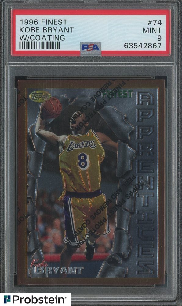 バスケットボール 97tops finest Kobe Bryant 1996-97 Topps Finest Apprentices Kobe Bryant Rookie W/Peel