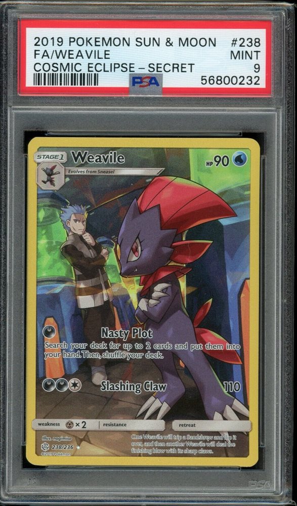 weavile pokemon card price Weavile Pokemon Ascended Heroes Illustration Rare #228 PSA 10