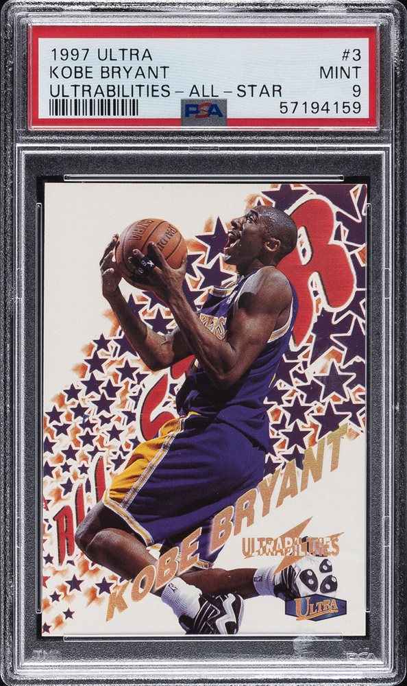 NBA Kobe Bryant　Ultrabilities All-Star Auction Prices Realized Basketball Cards 1997 ULTRA