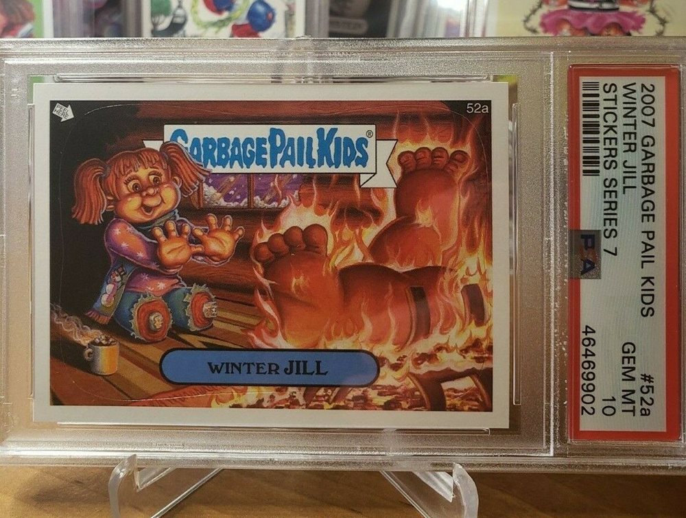 2007 Topps Garbage Pail Kids Stickers Series 7 #52a Winter Jill front
