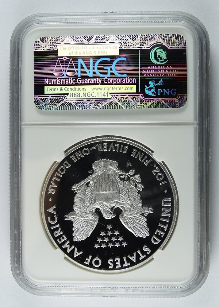 AUC0092 - 2014 W SILVER EAGLE S$1 - NGC PF 69 ULTRA CAMEO