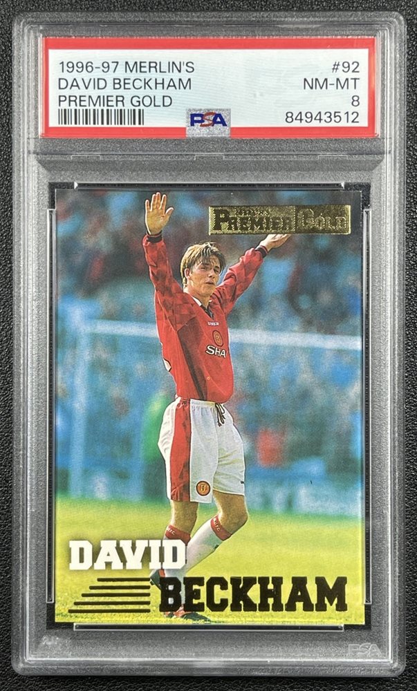 Merlin’s Premier Gold   Beckham　ベッカム 1996 Merlin Premier Gold - David Beckham #092 (RC) for sale