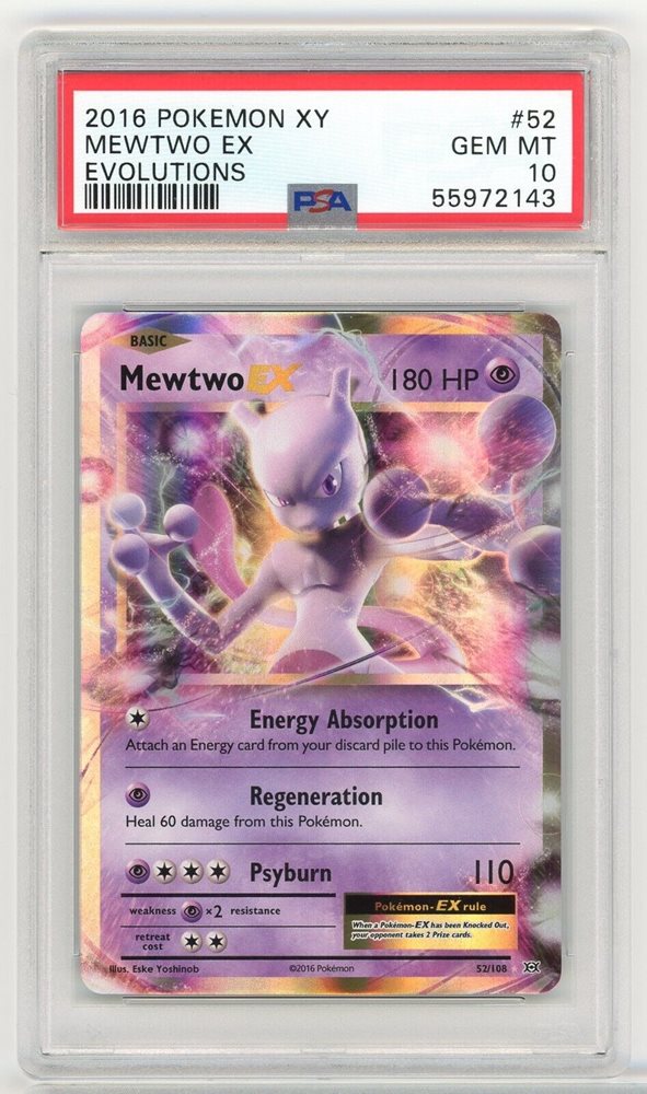 mewtwo pokemon card 2016 PSA 10 Mewtwo SVP #052 Pokemon card – GorillaTCG main image 1