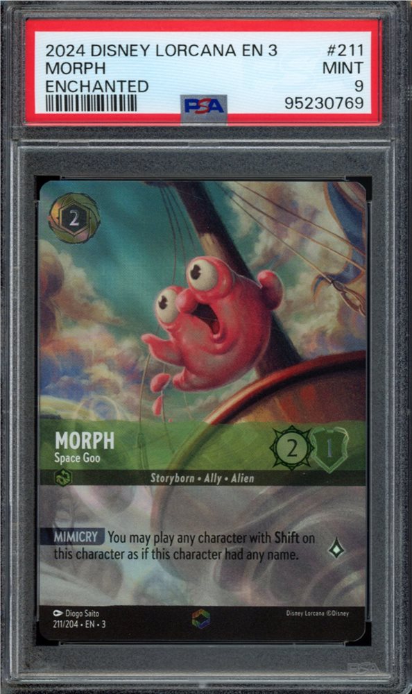 PSA10 DISNEY LORCANAモーフ エンチャンテッド 773 PSA10 DISNEY LORCANAモーフ エンチャンテッド 773 - メルカリ
