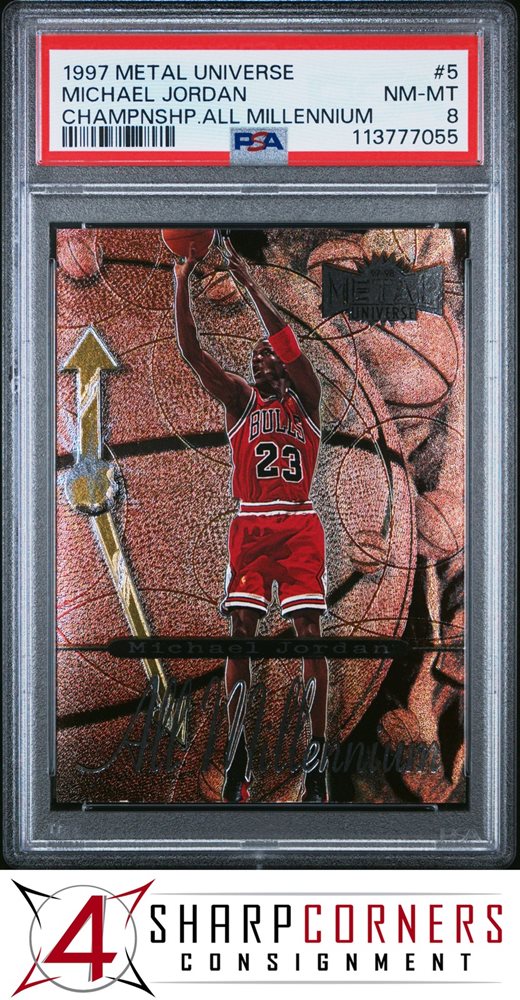 その他 PSA8 1997 l Universe Michael Jordan Michael Jordan MJ 1997-98 Metal Universe #23 PSA 8 Base of