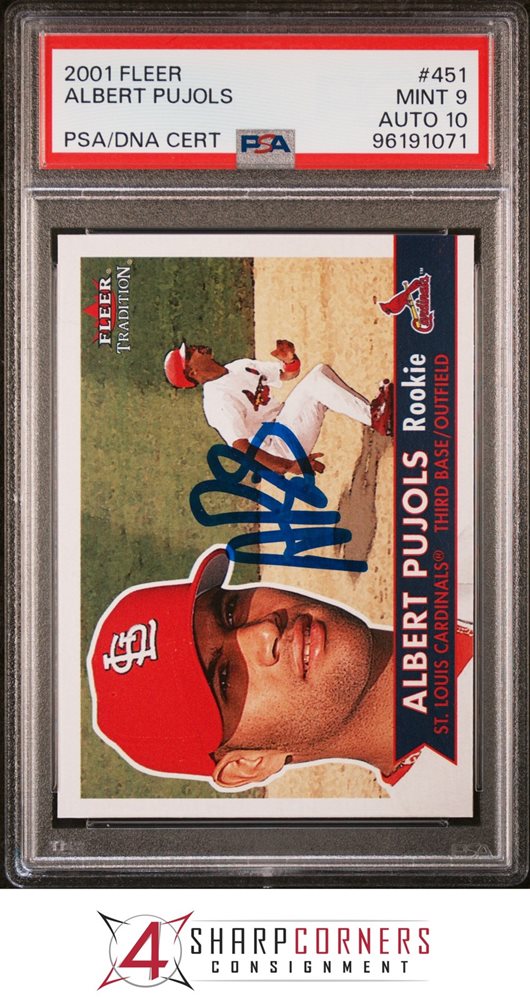 Auction Prices Realized Baseball Cards 2001 FLEER Albert Pujols