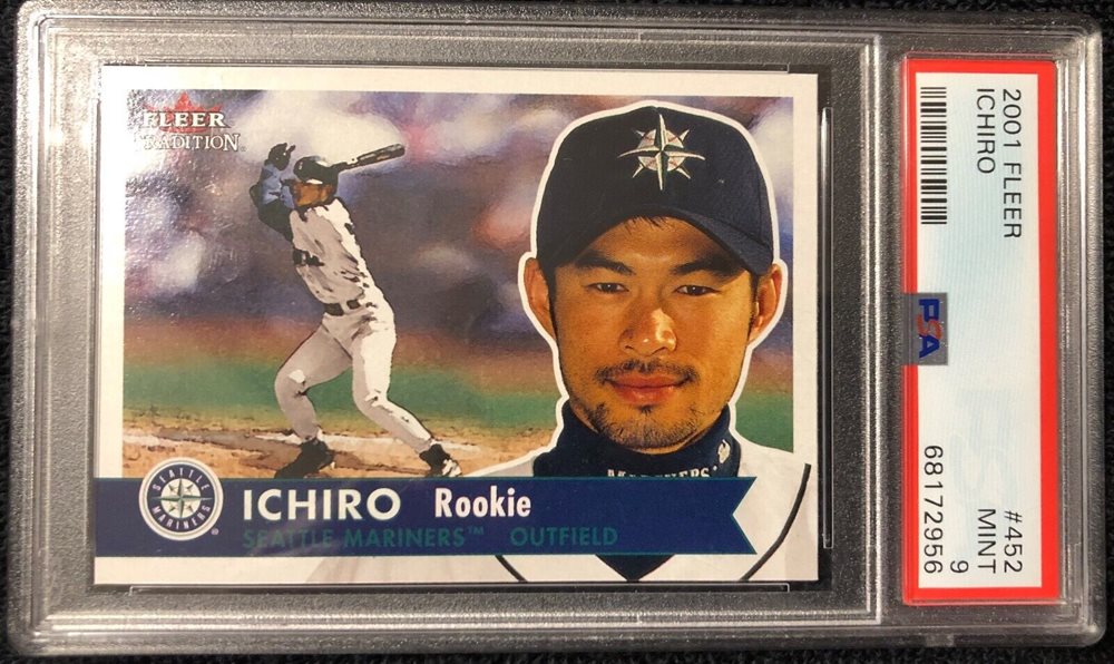 シングルカード MLB - ICHIRO 2001 FLEER LEGACY  Ichiro PSA 9 MLB - ICHIRO 2001 FLEER LEGACY Ichiro PSA 9 の通販 by りっぱ