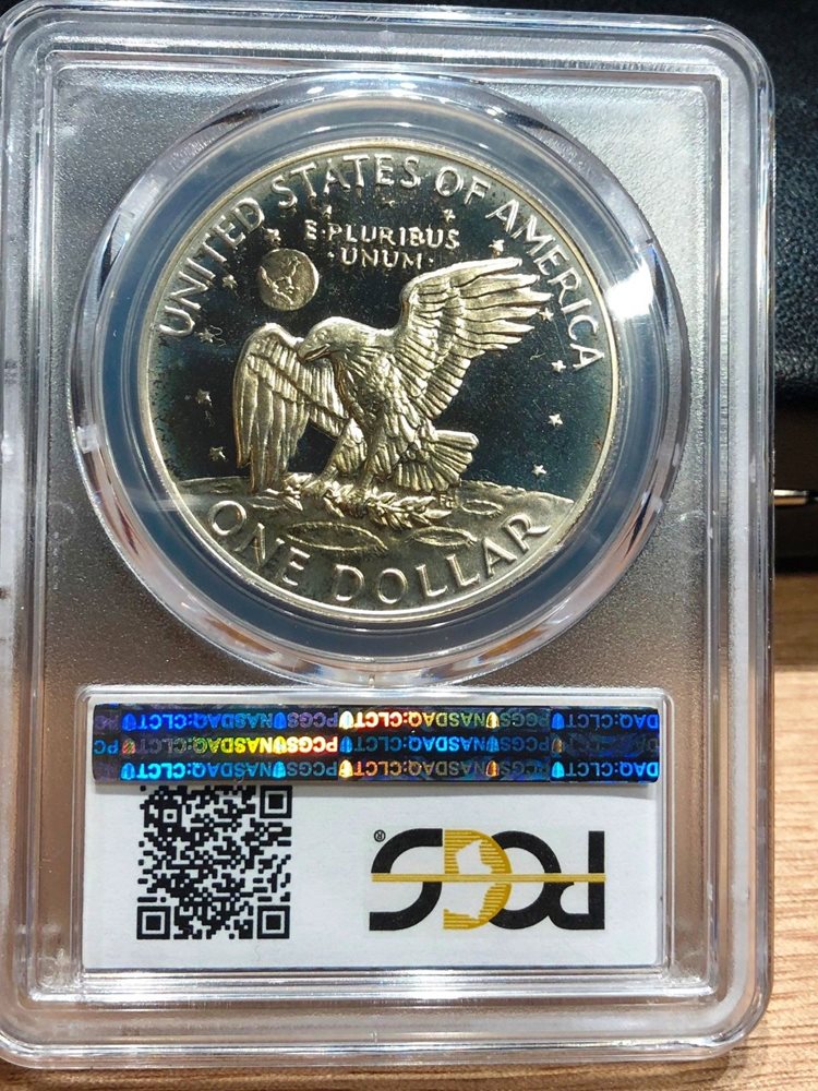 1974-S U.S. Eisenhower PROOF Silver Dollar (PCGS PR68 DCAM) 0669