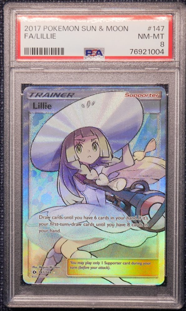 ポケモンカード Lillie #147 ホロ仕様 NM-MT (8) PSA 8 NM-MT Lillie 147 Sun & Moon Full Art Pokemon Card | eBay