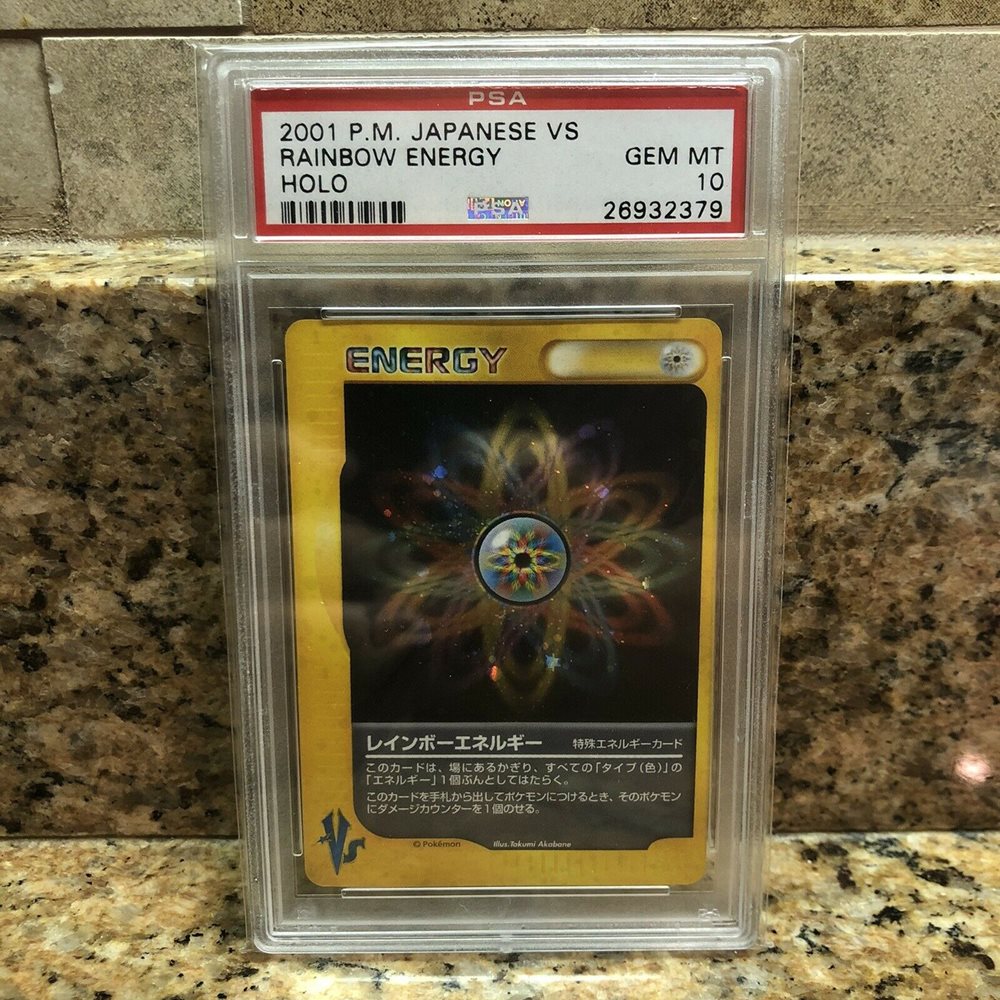 Auction Prices Realized Tcg Cards 2001 Pokemon Japanese VS Rainbow Energy -Holo