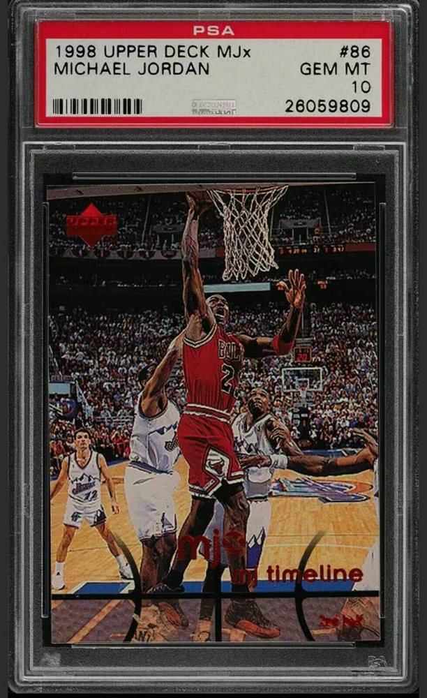 1998レア/100枚限定PSA MICHAEL JORDAN MJx LIVE 1998レア/100枚限定PSA MICHAEL JORDAN MJx LIVE 1998レア/100枚限定
