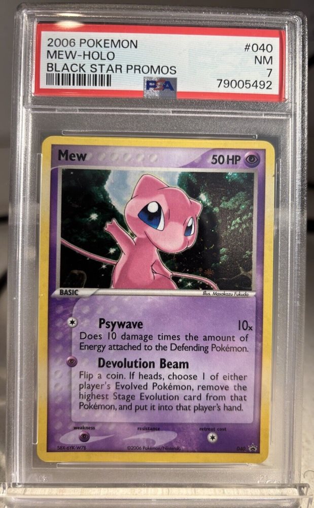 basic pokemon mew promo card value rare promo mew 1995 pokemon card