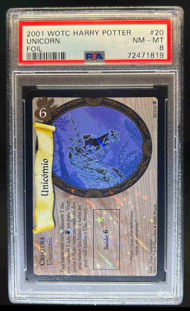 Auction Prices Realized Tcg Cards 2001 WOTC HARRY POTTER Unicorn