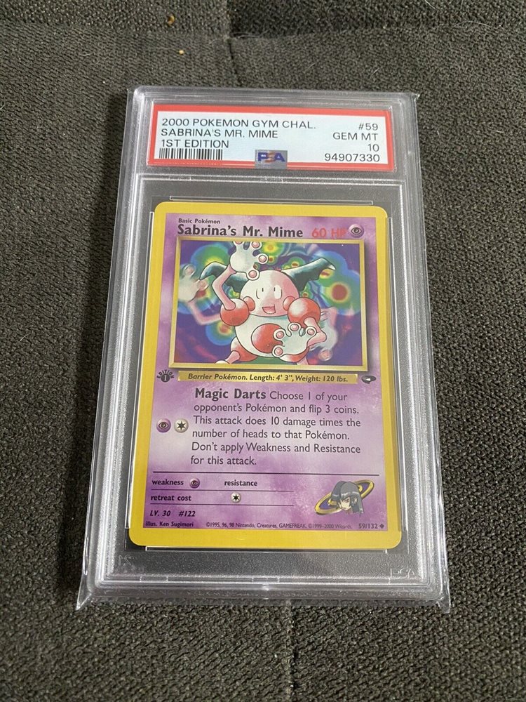 ポケモンカードゲーム Sabrina's Mr. Mime 1st Edition Gem 10 Sabrina's Mr. Mime 94/132 1st Edition NM Gym Heroes Pokemon