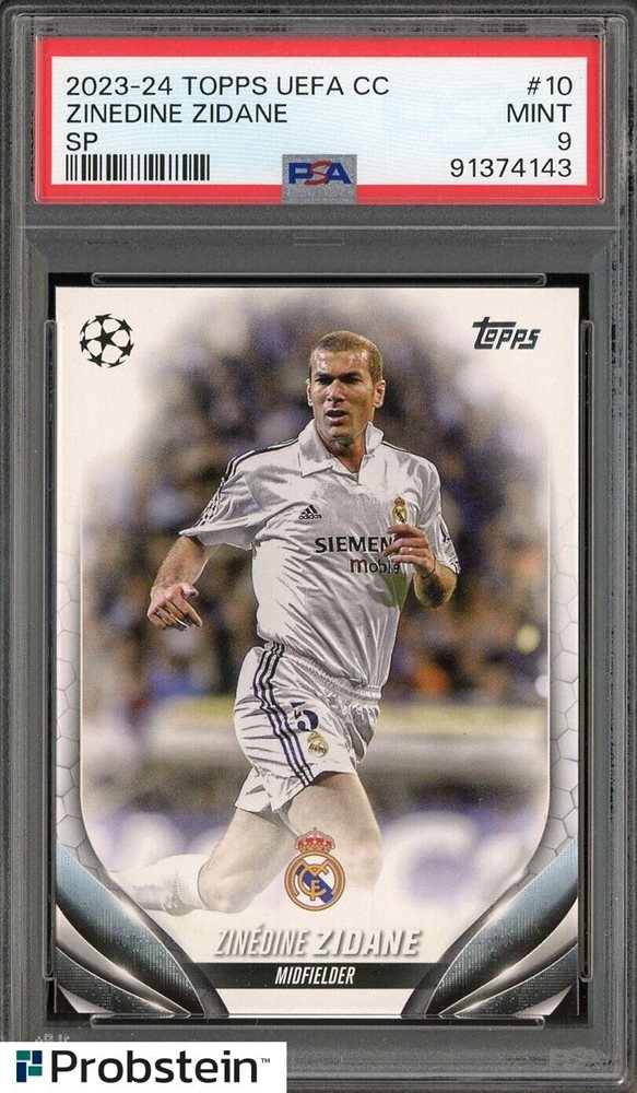 超貴重！ジダン！zinedine zidane！PSA 世界5枚！ Topps Chrome ZIDANE