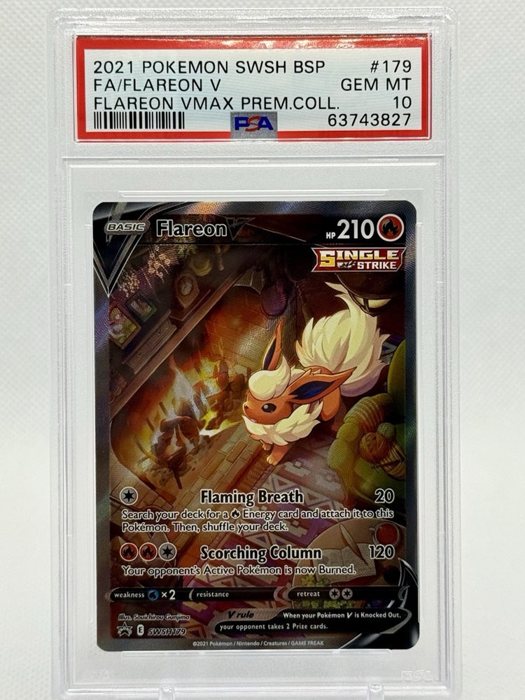 2021 ポケモン フレアオンV PSA 10 2021 Flareon V PSA 10 SA - カルドバ