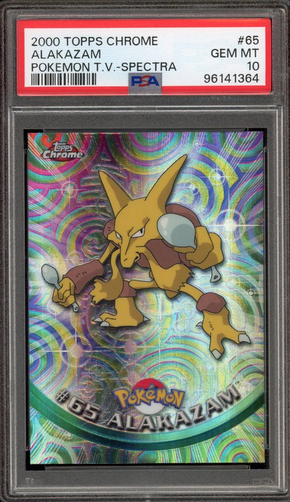 Auction Prices Realized Tcg Cards 2000 TOPPS CHROME POKEMON T.V.