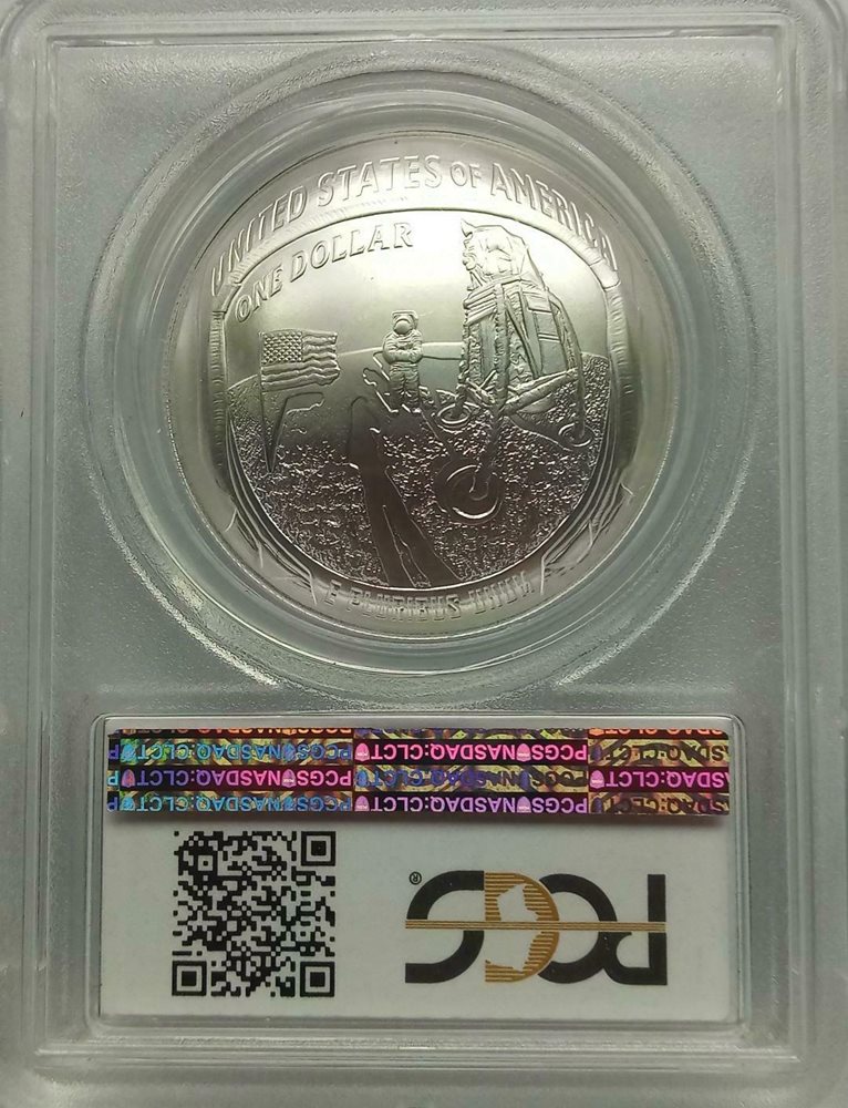 希少！シルバー イーグル2019-P PR69DCAM アポロ11 50th 希少！シルバー イーグル2019-P PR69DCAM アポロ11 50th