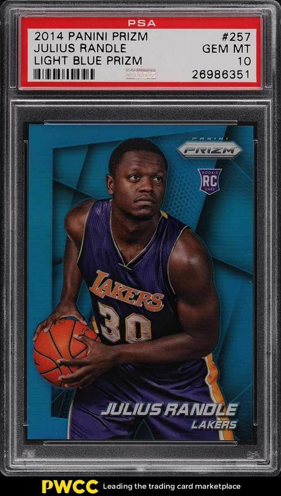 Auction Prices Realized Basketball Cards 2014 Panini Prizm Julius Randle Light Blue Prizm