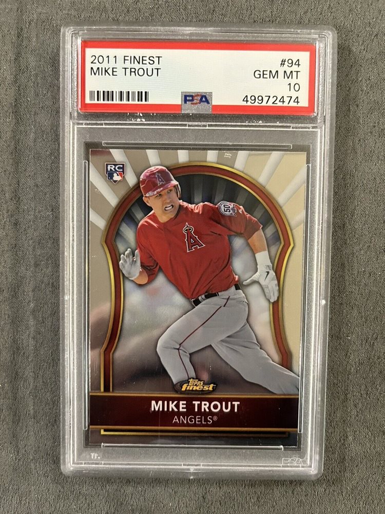 Auction Prices Realized Baseball Cards 2011 Finest Mike Trout