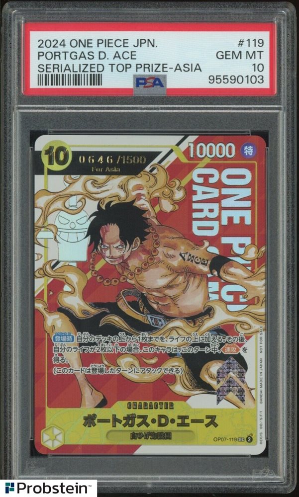 Auction Prices Realized Tcg Cards 2024 ONE PIECE JAPANESE