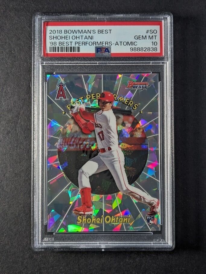 大谷翔平 2018 Bowman's Best 1998 Performers 2018 BOWMAN'S BEST 1998 BEST PERFORMERS #SO SHOHEI OHTANI