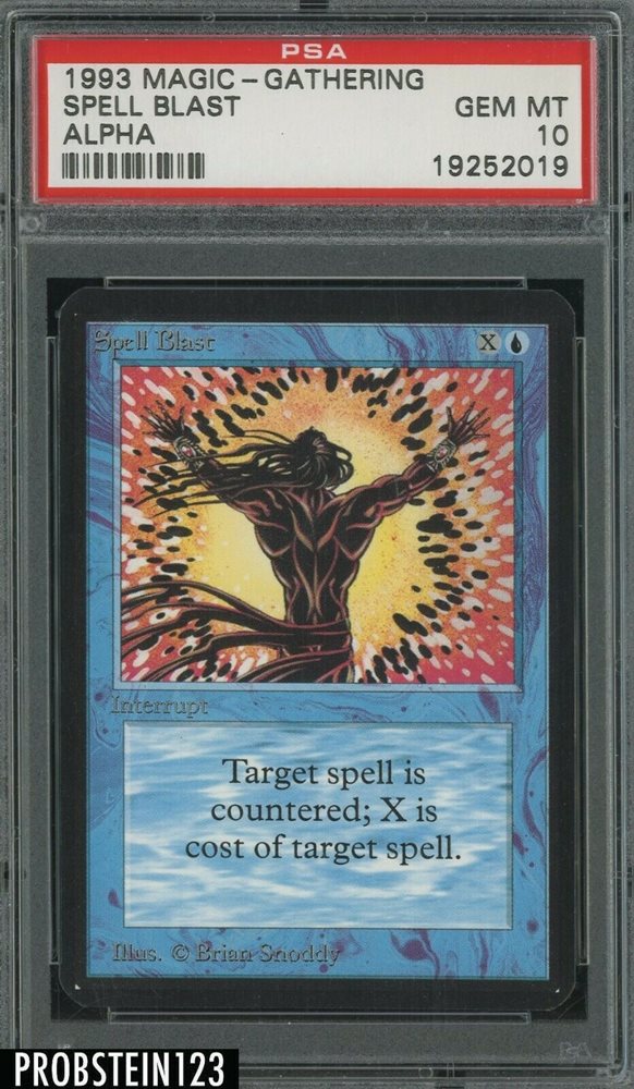 MTG PSA10 旧枠　呪文破/Spell Blast  30th MTG PSA10 旧枠呪文破/Spell Blast 30th