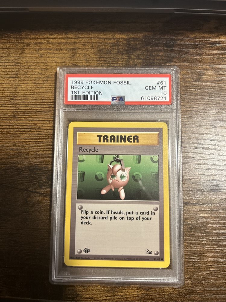 1999.PSＡ.GEMMNT.エキスパートル−ル6 Graded PSA 6 1999 Pokemon Fossil - Kabutops - HOLO 1st