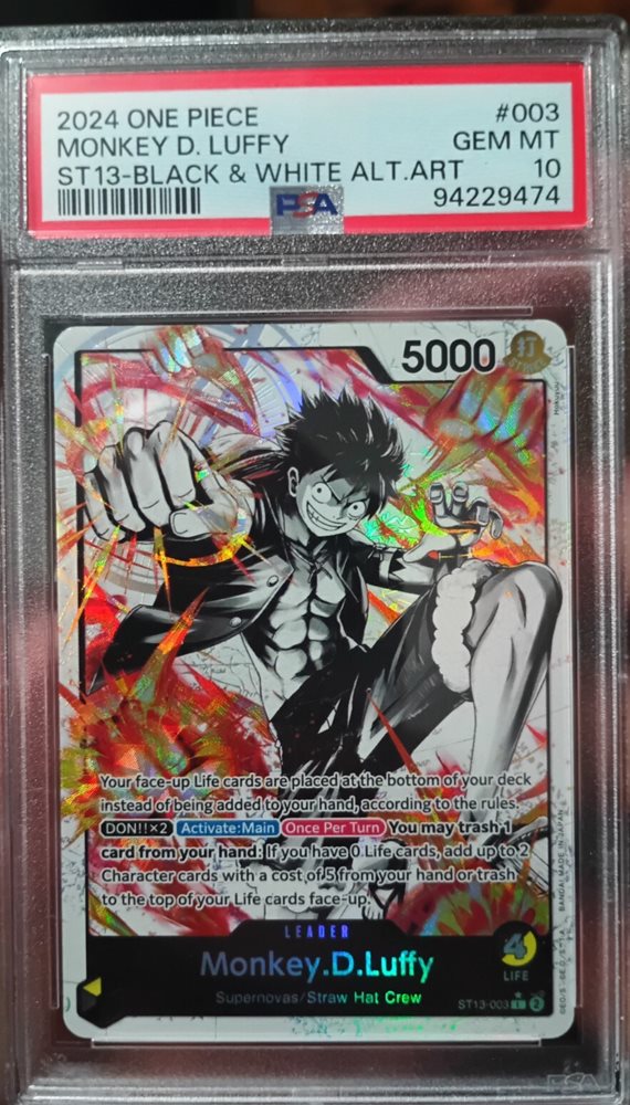 Auction Prices Realized Tcg Cards 2024 ONE PIECE ULTRA DECK