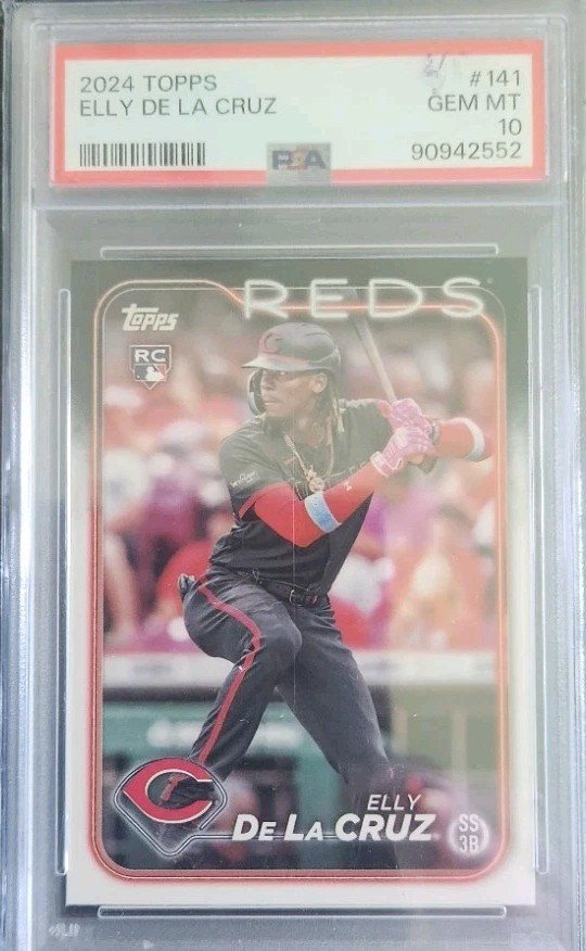 【貴重】_ＰSA9鑑定品_ELLY DE LA CRUZ_直筆オンカードサイン 貴重】_PSA9鑑定品_ELLY DE LA CRUZ_直筆オンカードサイン