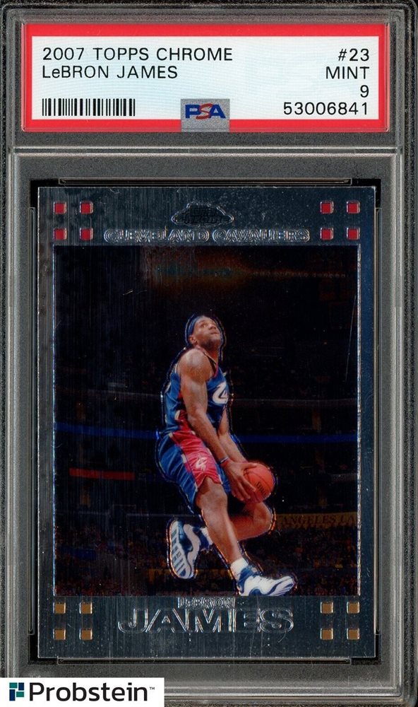NBA カード Lebron James Topps Chrome PSA9 2006-07 Topps Chrome LeBron James PSA 9 Mint #67 Cleveland