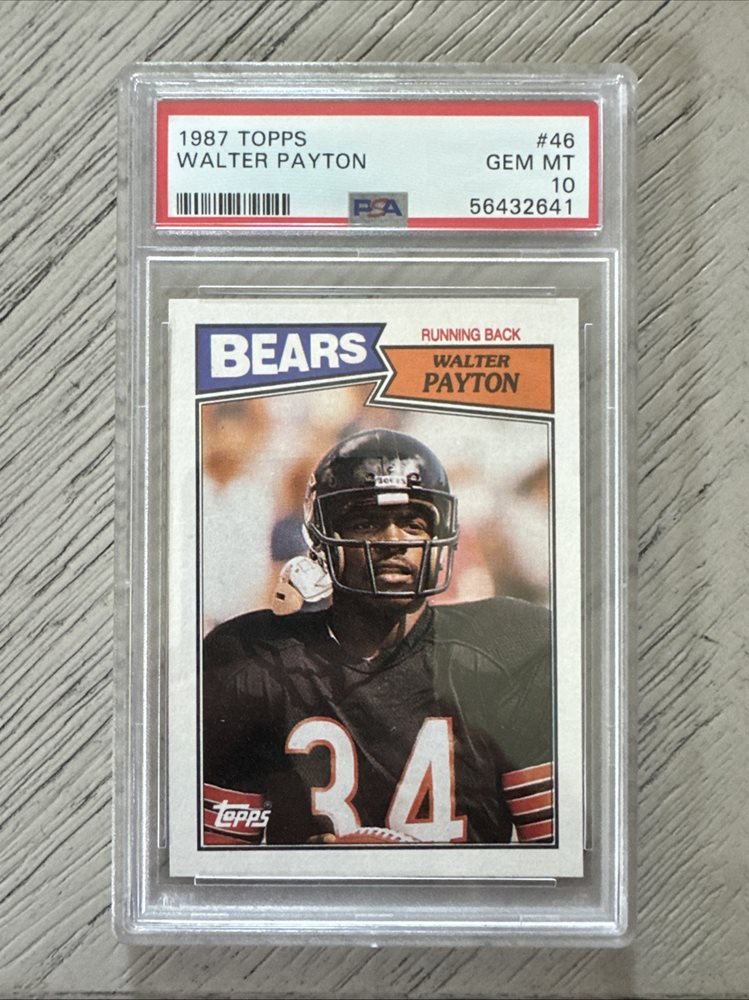 Auction Prices Realized Football Cards 1987 TOPPS Walter Payton