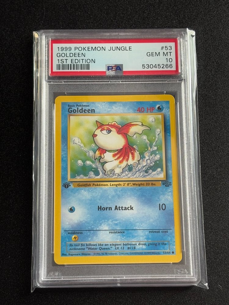 Auction Prices Realized Tcg Cards 1999 POKEMON JUNGLE Goldeen