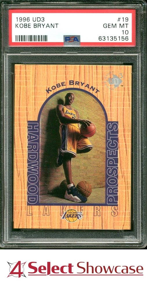 Auction Prices Realized Basketball Cards 1996 UD3 Kobe Bryant