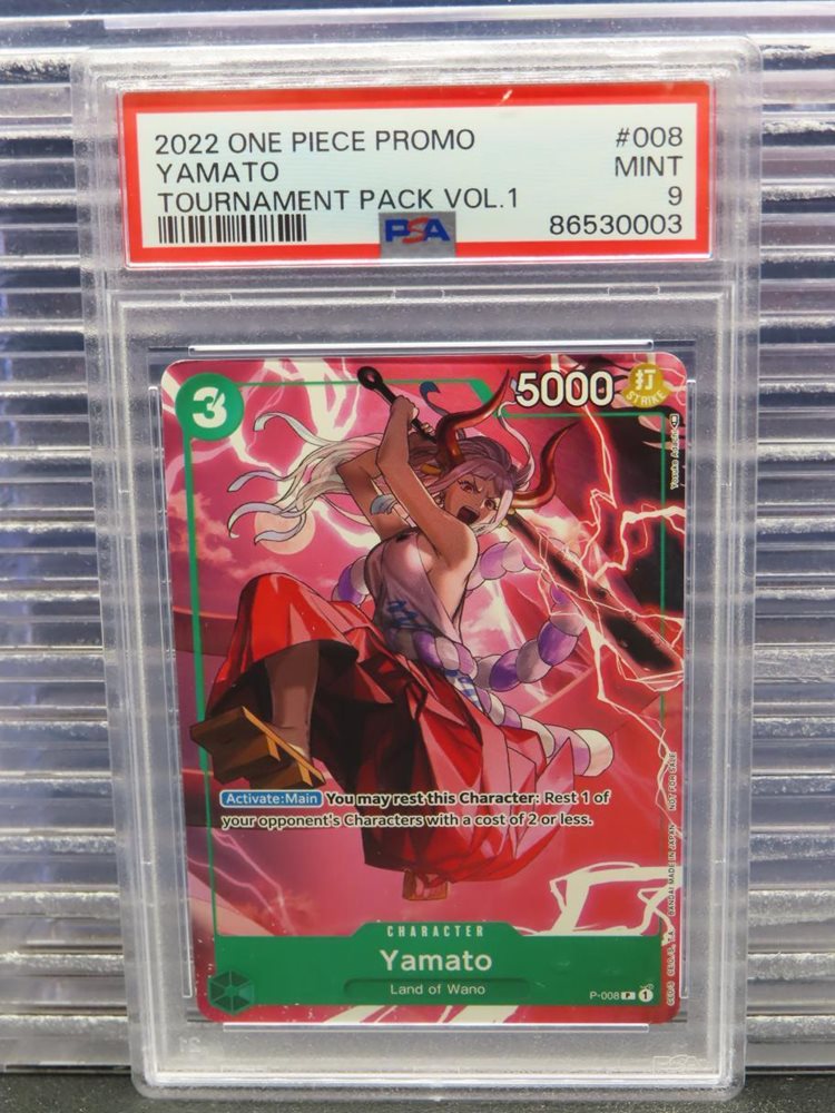 ヤマト　WINNERパックVol.1　PSA Auction Prices Realized Tcg Cards 2022 ONE PIECE PROMOS Yamato