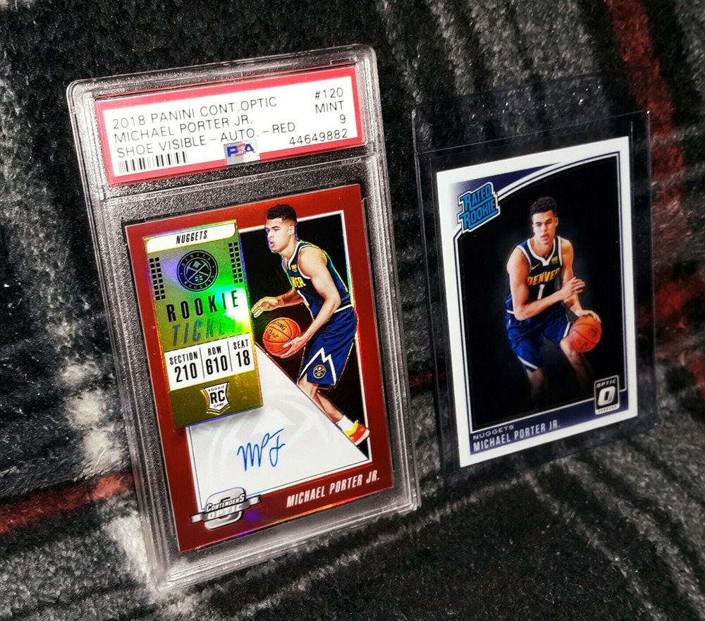 新入荷 PSA鑑定michael porter JR select green 5枚限定