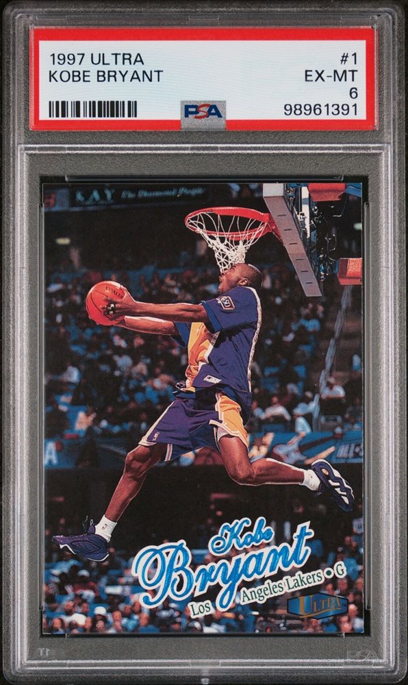 PSA鑑定済 1997 KOBE BRYANT L UNIVERSE Kobe Bryant 1997 Metal Universe #3 Titanium Price Guide