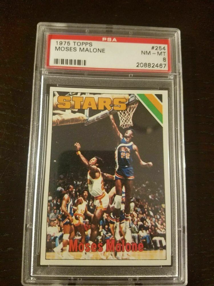 Auction Prices Realized Basketball Cards 1975 Topps Moses Malone