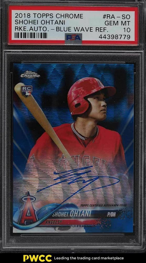 その他 2018 Topps Shohei Ohtani RC Blue PSA s-l400.jpg