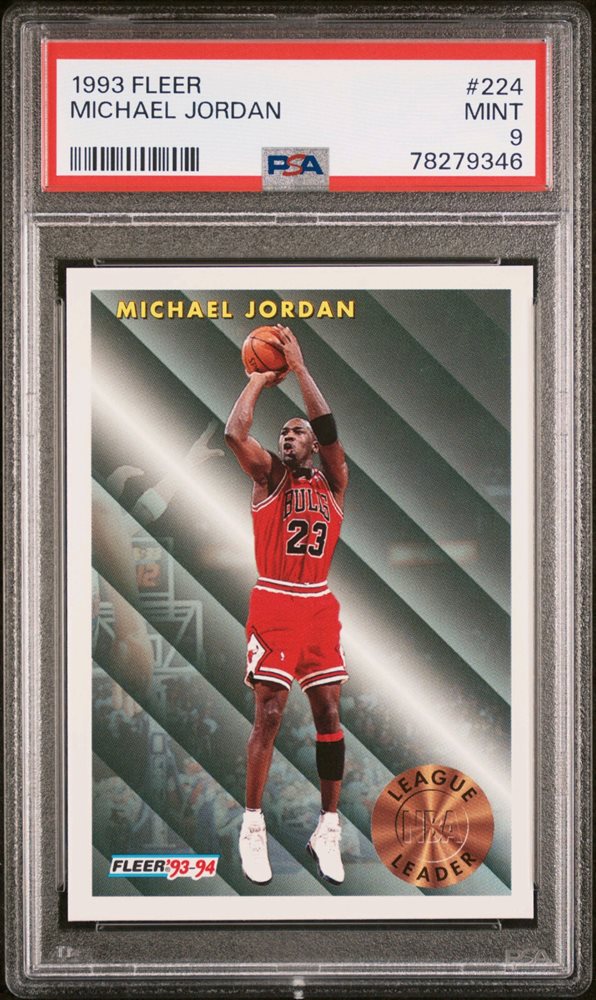 その他 Fleer Michael Jordan DOE PSA 9 Michael Jordan Basketball Grade 9 1988-89 Season Sports